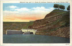 Mohawk Dam And U. S. Route 36 Ohio Postcard Postcard