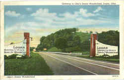 Gateway To Ohio's Scenic Wonderland Postcard