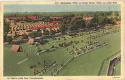 Aeroplane View Of Camp Perry Port Clinton, OH Postcard Postcard