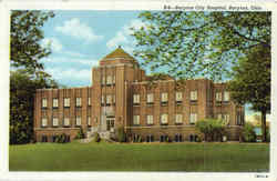 Bucyrus City Hospital Ohio Postcard Postcard