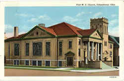 First M. E. Church Columbiana, OH Postcard Postcard