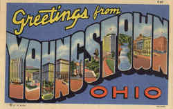 Greetings From Youngstown Postcard