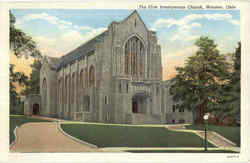 The First Presbyterian Church Wooster, OH Postcard Postcard