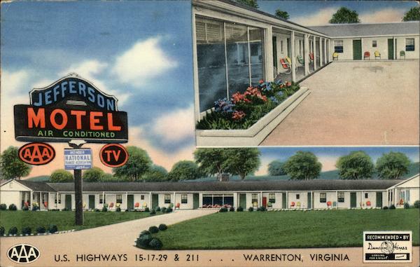 Jefferson Motel Warrenton Virginia