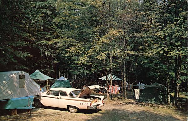 Camping in the Allegany State Park Other New York Cities