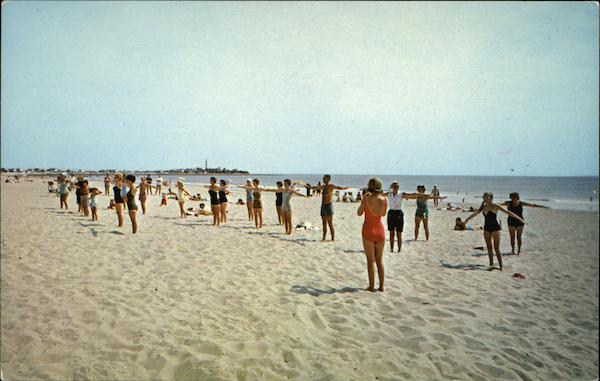 Keeping Fit At Hampton Beach New Hampshire