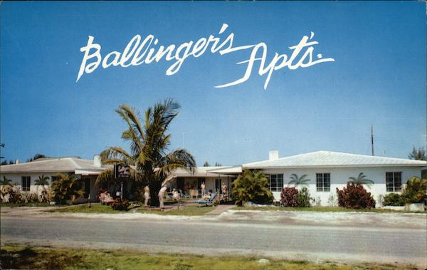 Ballinger Apartments, Madeira Beach St. Petersburg Florida