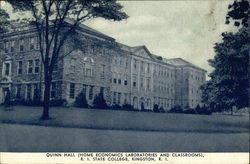 Rhode Island State College - Quinn Hall Postcard