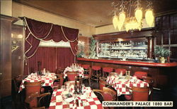 1880 Bar of Commander's Palace Postcard