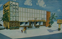 Coral Seas Motel Miami Beach, FL Postcard Postcard