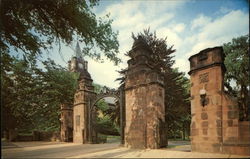 Mount Holyoke College - Mary Lyon Gate South Hadley, MA Postcard Postcard