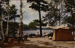 Fish Creek Camp Site Postcard