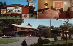 Motel Canadiana Lancaster, PA Postcard 