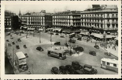 Puerta del Sol Madrid, Spain Postcard Postcard
