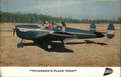 Sanders Aviation - Ercoupe Club-Air with 85 HP Riverdale, MD Aircraft Postcard Postcard