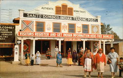 Santo Domingo Indian Trading Post Postcard