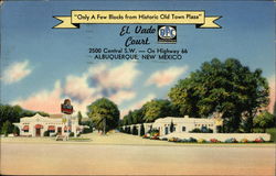 El Vado Court Albuquerque, NM Postcard Postcard