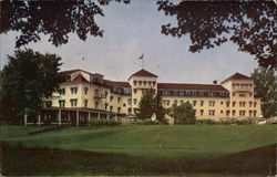 Hotel Alpine North Woodstock, NH Postcard Postcard