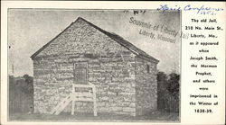 The Old Jail Liberty, MO Postcard Postcard