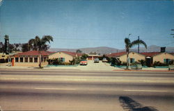 The Palms Apartment Motel Postcard