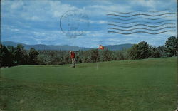 The Sixth Green On The Waukewan Golf Course Meredith, NH Postcard Postcard