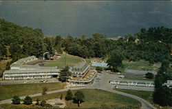 "Shangri-La" - Lake Winnepesaukee's Most Scenic Resort, The Weirs Laconia, NH Postcard Postcard