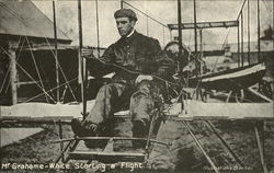 Mr. Grahame-White, Starting a Flight - Boston Philatelic Society 1891-1963 Postcard
