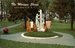 National Shrine of the North American Martyrs Auriesville, NY Postcard 