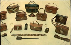 Fueller Leather Handbags, Peddler's Village Postcard