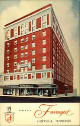 Hotel Farragut Knoxville, TN Postcard Postcard