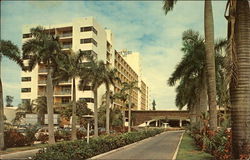 El San Juan Hotel - Main Entrance Puerto Rico Postcard Postcard