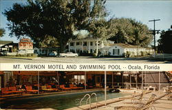 Mt. Vernon Motel and Swimming Pool Postcard