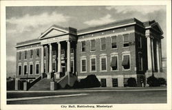 City Hall Hattiesburg, MS Postcard Postcard Postcard