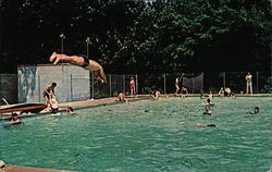 Swim Time At Rolling Ridge Conference Center North Andover, MA Postcard Postcard Postcard