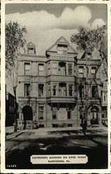 Governors Mansion on River Front Postcard