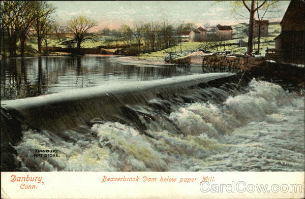 Beaverbrook Dam Below Paper Mill Danbury Connecticut