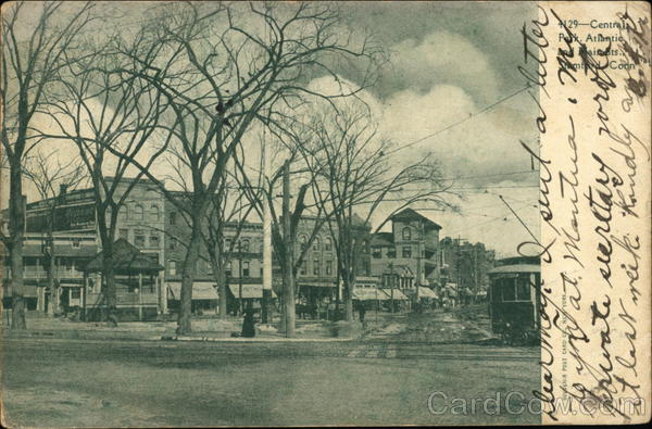 Central Park - Atlantic and Main Streets Stamford Connecticut