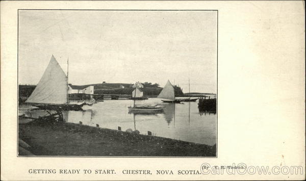 Getting Ready To Start Chester NS Canada Nova Scotia