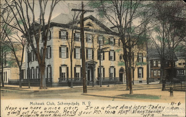 Mohawk Club Schenectady New York