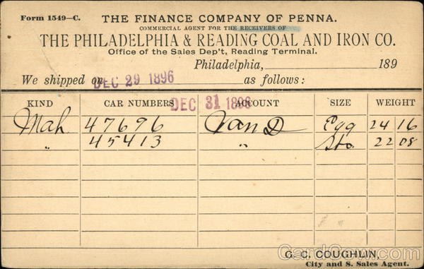 The Finance Company of Penna. Philadelphia Pennsylvania