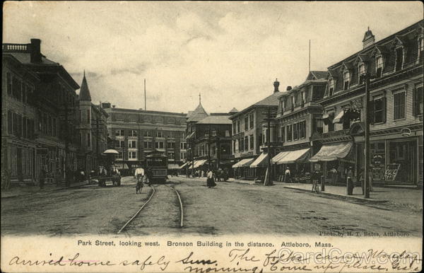 Park Street, Looking West Attleboro Massachusetts