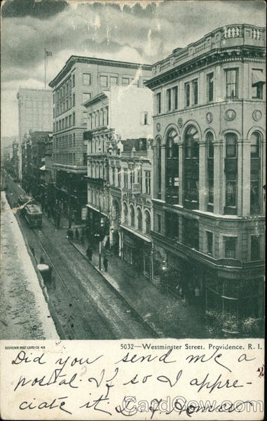 Westminster Street Providence Rhode Island