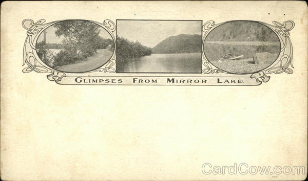 Glimpses of Mirror Lake Rockland Maine