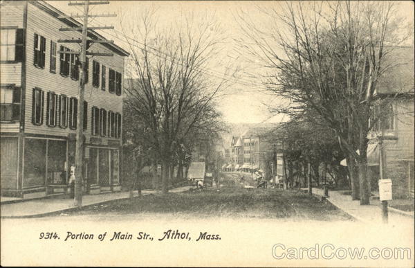 Portion of Main Street Athol Massachusetts
