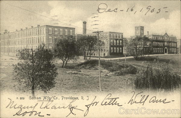 Gorham Manufacturing Company Providence Rhode Island