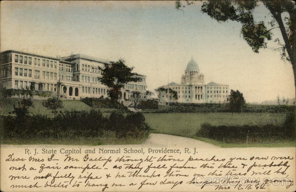 Rhode Island State Capitol and Normal School Providence