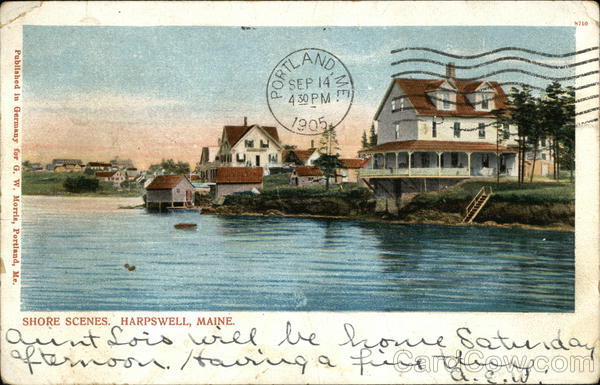 Shore Scene Harpswell Maine