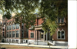 Public Library Postcard