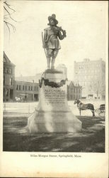 Miles Morgan Statue Postcard
