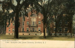 Brown University - Rockefeller Hall Postcard